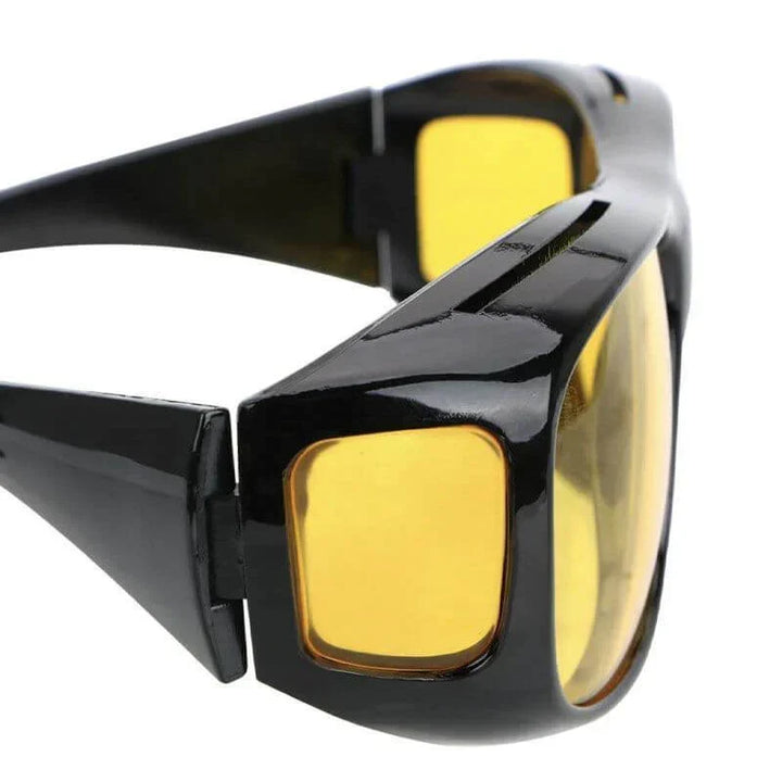 Stylish unisex anti-glare driving glasses, modern eyewear for day & night vision, comfortable fit.