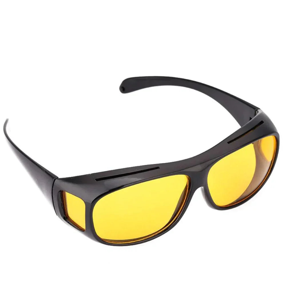 Enhance road safety with unisex anti-glare driving glasses, polarized for clear vision, day & night.