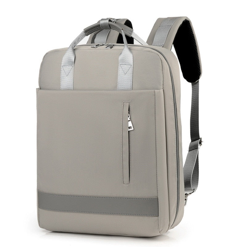 Secure smart backpack for men & women, designed with anti-theft hidden zippers & convenient USB charging.