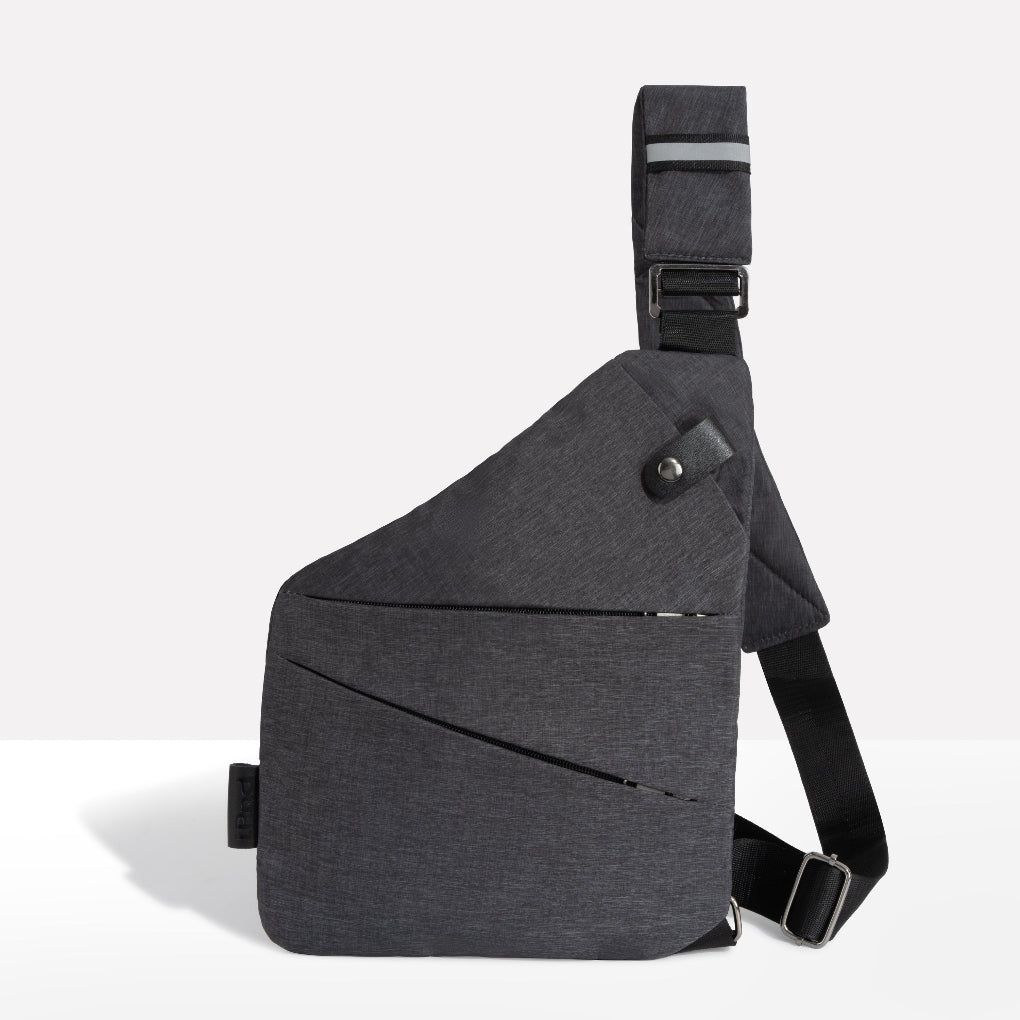 Unisex anti-theft crossbody bag for secure travel. Slash-resistant fabric & RFID protection.