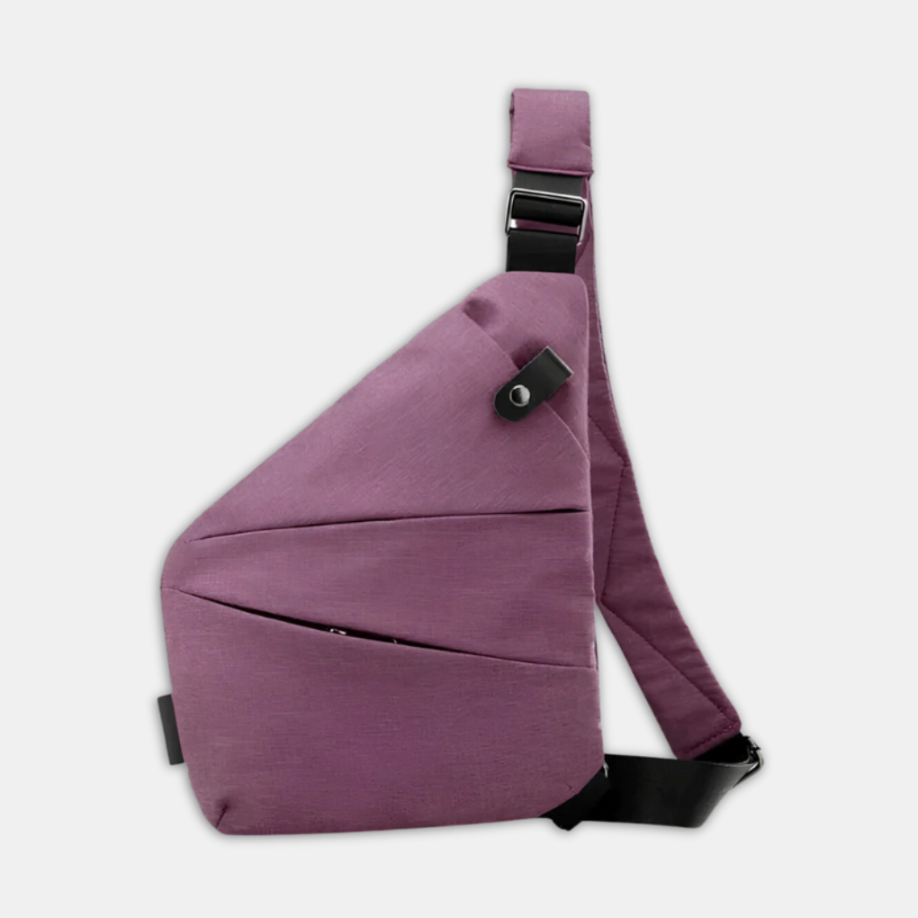 Sleek unisex anti-theft crossbody bag, designed for secure and comfortable daily carry.