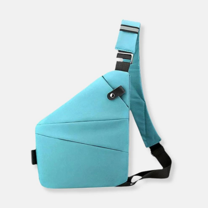 Crossbody anti-theft bag, lightweight and versatile, offering RFID and slash protection for travelers.