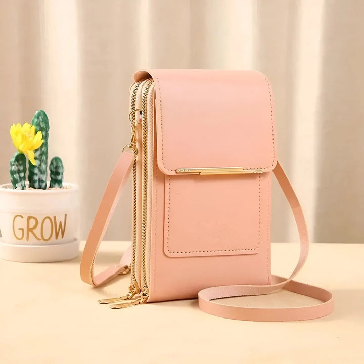 Adjustable strap of an anti-theft shoulder bag, comfortable and secure for unisex daily wear & travel.