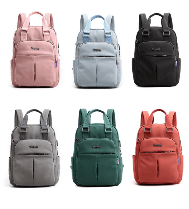 Functional daily use backpack: anti-theft, water-resistant, USB charging, and dedicated laptop storage.