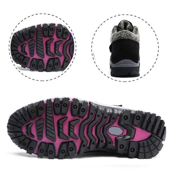 Aspen outdoor boots: unisex, waterproof, warm, non-slip grip for extreme cold.