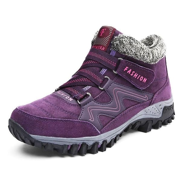 Warm Aspen winter snow boots: waterproof, non-slip grip, unisex, durable for cold.