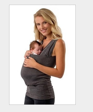 Comfortable baby carrier top for hands-free carrying. Unisex design, perfect for mom & baby, or dad & baby bonding.