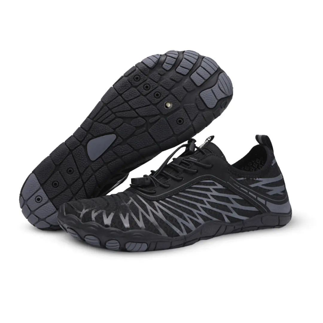 Minimalist unisex barefoot shoes promoting foot health & natural walking. Comfortable, flexible, slip-resistant for outdoor.