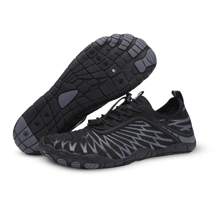 Minimalist unisex barefoot shoes promoting foot health & natural walking. Comfortable, flexible, slip-resistant for outdoor.