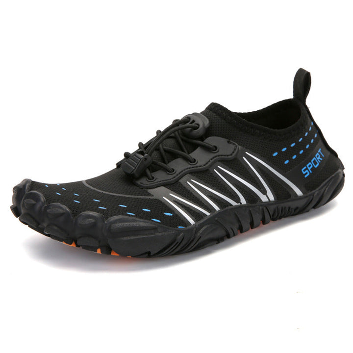 Stylish unisex barefoot water shoes, quick-dry & non-slip. Perfect for swimming, beach, & various outdoor activities.