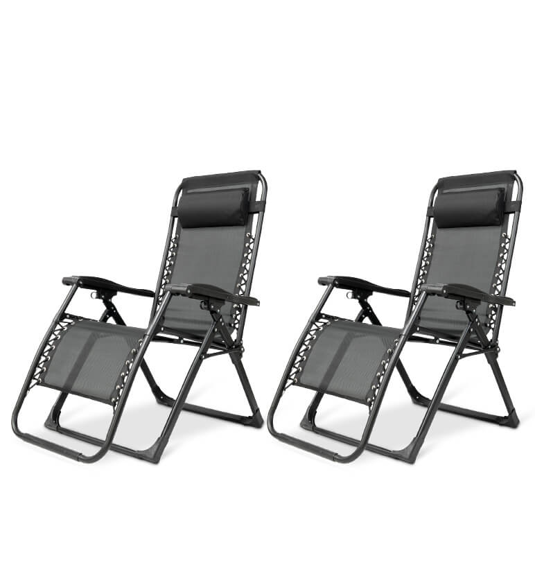 Adjustable outdoor recliner, cream zero gravity chair for patio and garden comfort.
