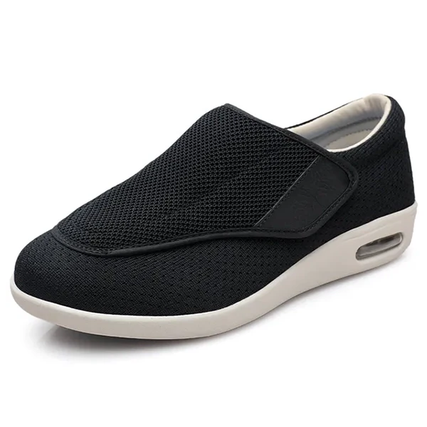 Adjustable unisex diabetic walking shoes for swollen feet. Orthopedic design provides support & foot health.