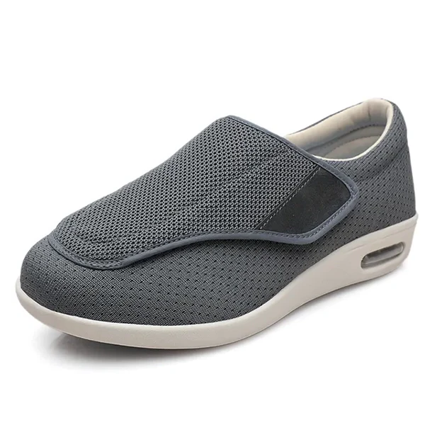 Comfortable wide-fit diabetic shoes for sensitive, swollen feet. Lace-up design offers secure, cushioned support.