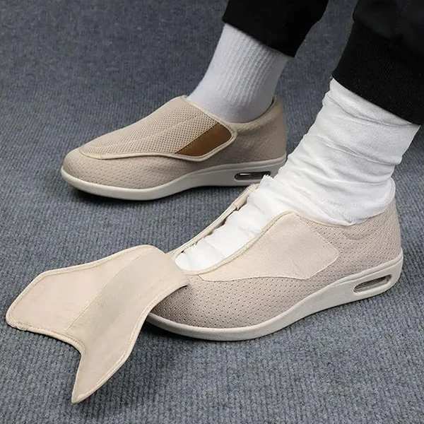 Supportive unisex footwear for diabetics with swollen, sensitive feet. Offers ultimate comfort & pain relief.