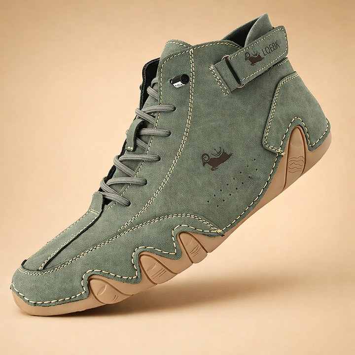 Warm-lined unisex casual footwear with a durable non-slip sole, providing all-day comfort and secure grip.