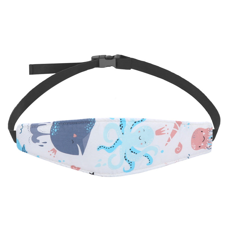 Kids car seat headrest for comfortable travel. Provides essential neck support & safety for baby during car rides.