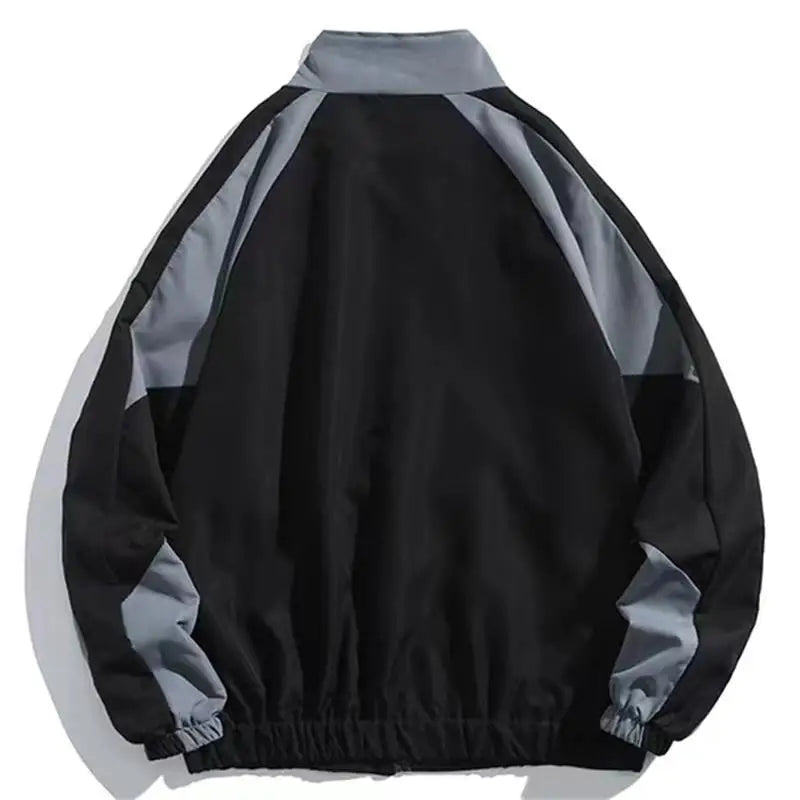 Aria unisex color block windbreaker jacket. Lightweight, all-weather outerwear for versatile style.