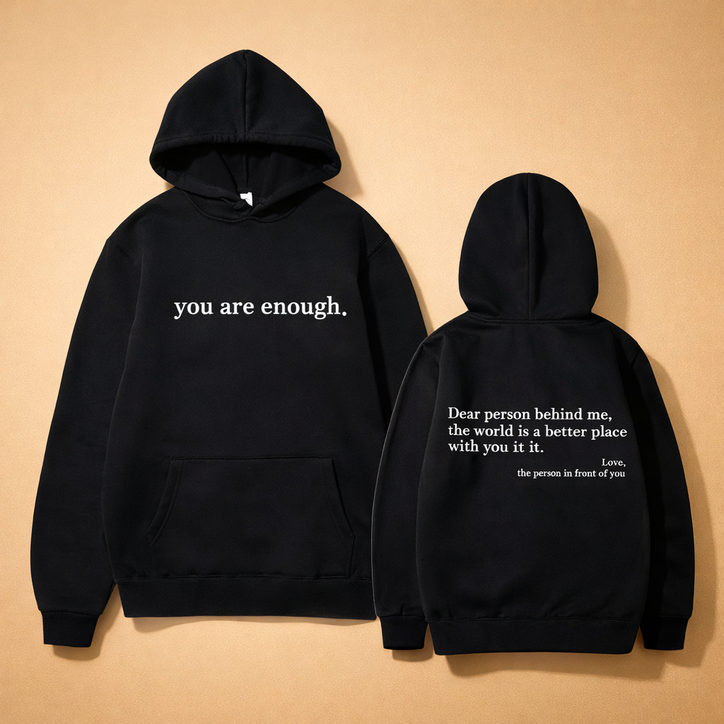 Unisex comfort hoodie with drawstring, kangaroo pocket & relaxed fit for everyday casual wear.