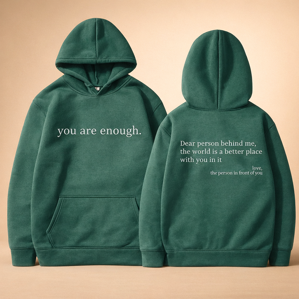 Casual relaxed fit unisex hoodie, great for everyday wear. Features a cozy hood & functional kangaroo pocket.