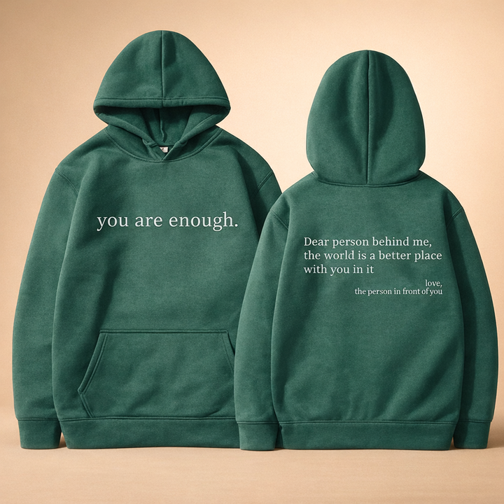 Casual relaxed fit unisex hoodie, great for everyday wear. Features a cozy hood & functional kangaroo pocket.