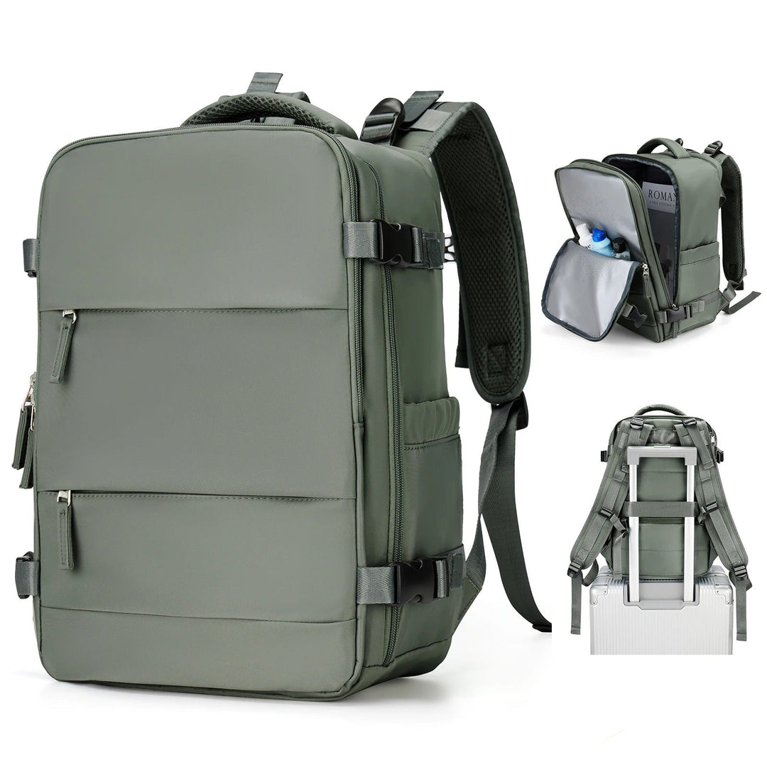 Lightweight & compact unisex travel backpack, perfect as an airline friendly personal item or daily carry bag.