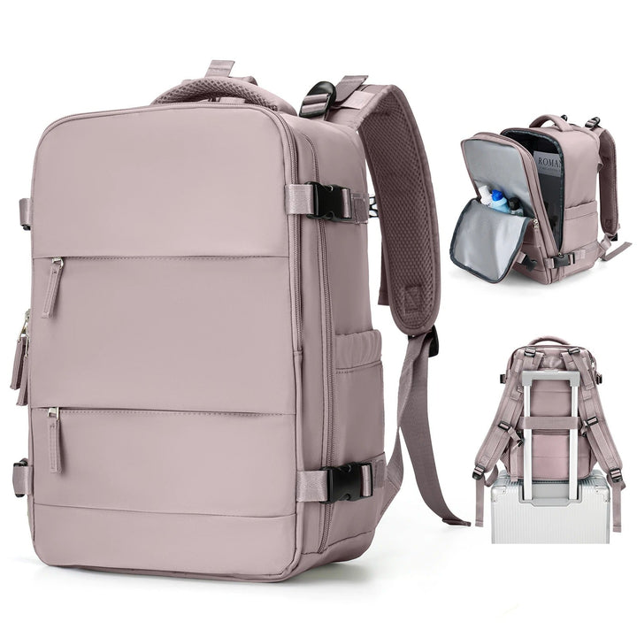 Versatile unisex compact backpack for daily errands, school, work & short weekend trips. Optimized for organization.