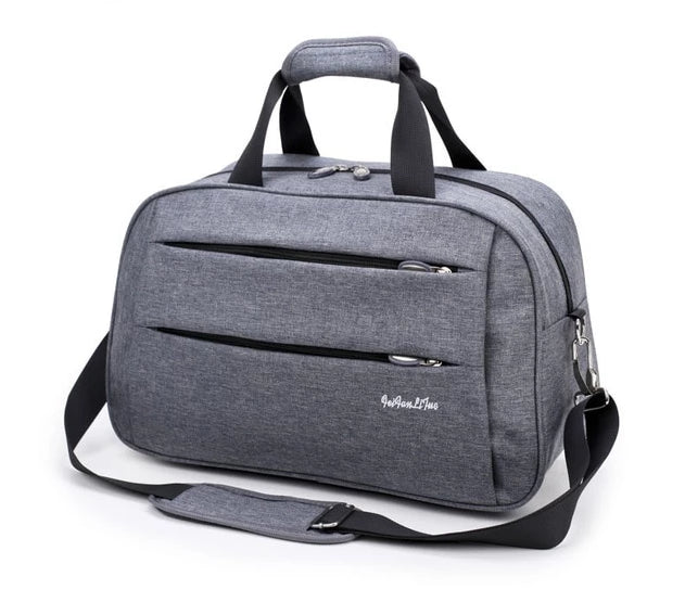 Spacious interior of the unisex convertible carry-on bag, organized for efficient travel packing.