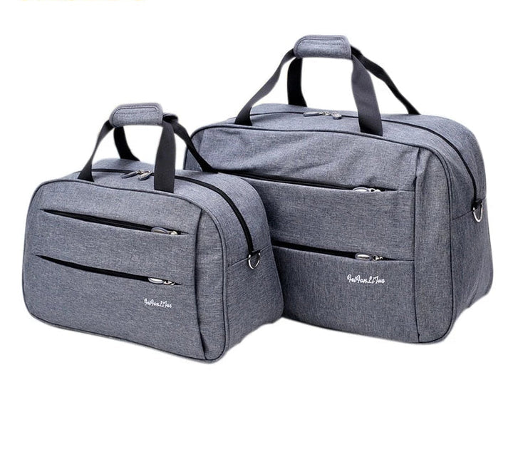 Sleek black unisex convertible carry-on luggage bag, airline approved, designed for modern travelers.