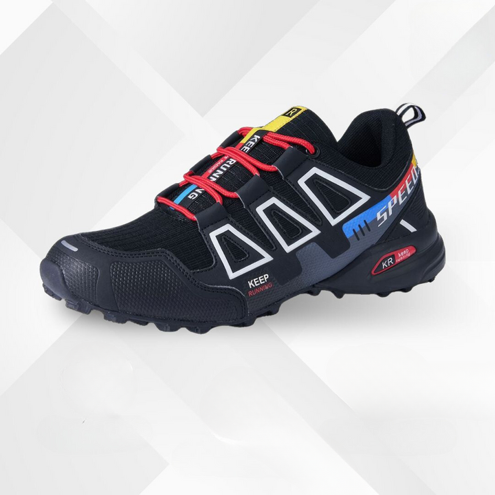 Premium outdoor walking shoes, unisex, offering ergonomic support & comfort cushioning.