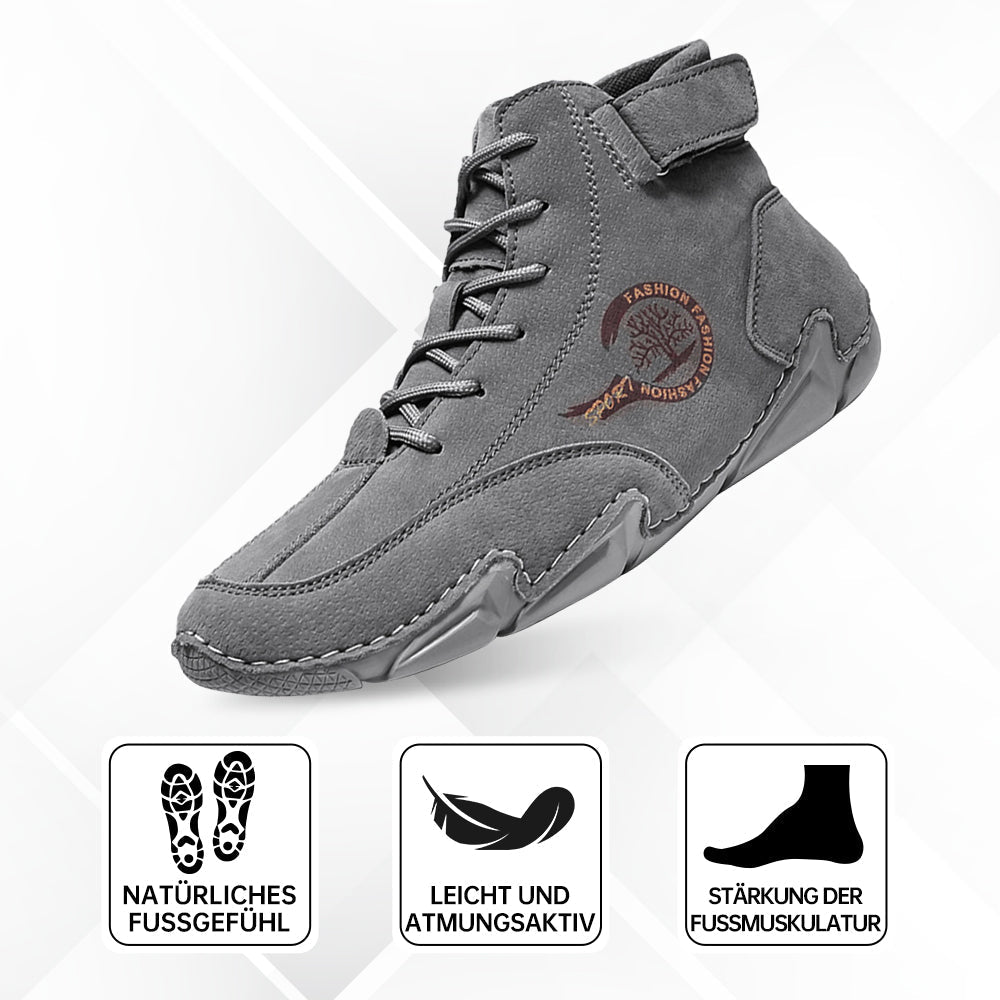Durable waterproof ergonomic boots with non-slip sole, perfect for all-weather comfort.