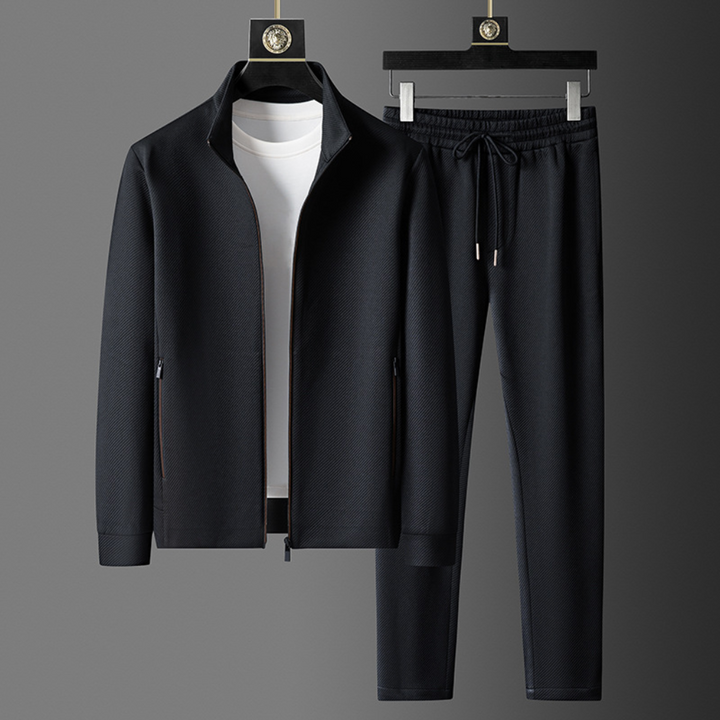 Stylish unisex tracksuit, a versatile two-piece set for everyday comfort, casual outfits & loungewear. Spring/fall apparel.