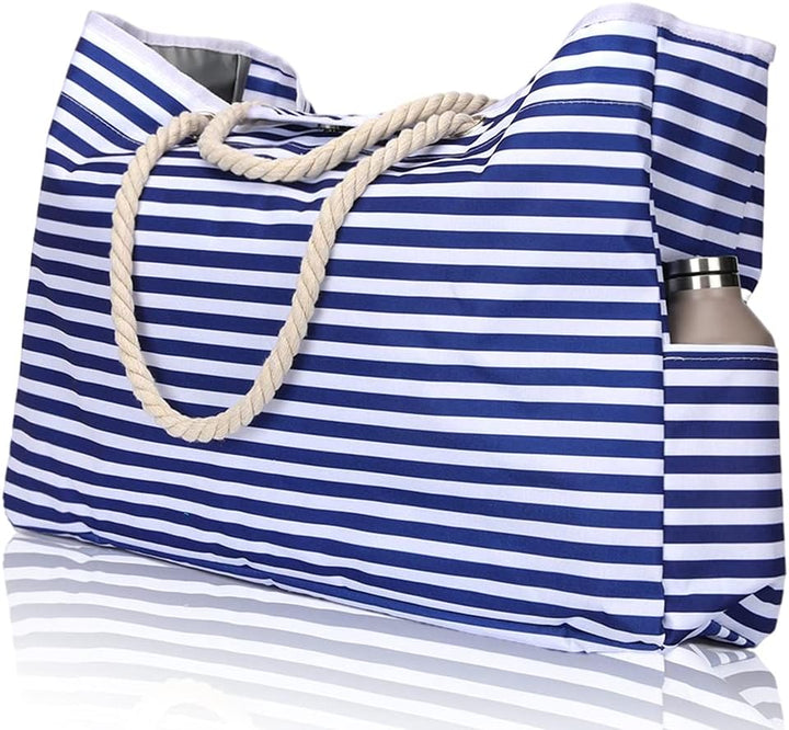 Versatile extra large carry-all tote & bonus travel case, keeping your essentials dry at the beach or pool.