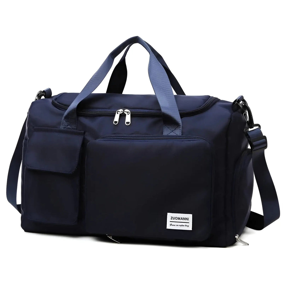 Spacious unisex carry-on bag, waterproof for stress-free weekend travel.