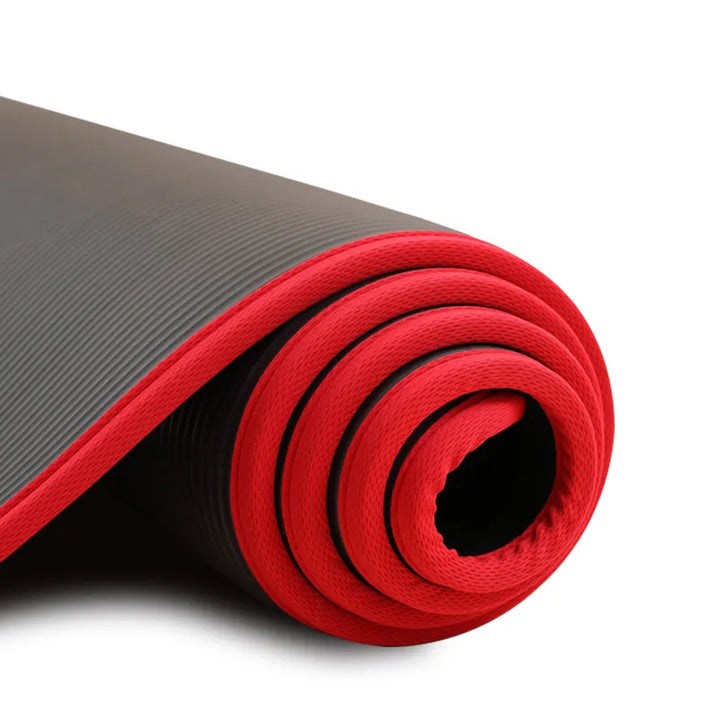 Durable unisex yoga mat for studio or home; perfect for Pilates, fitness & floor workouts.