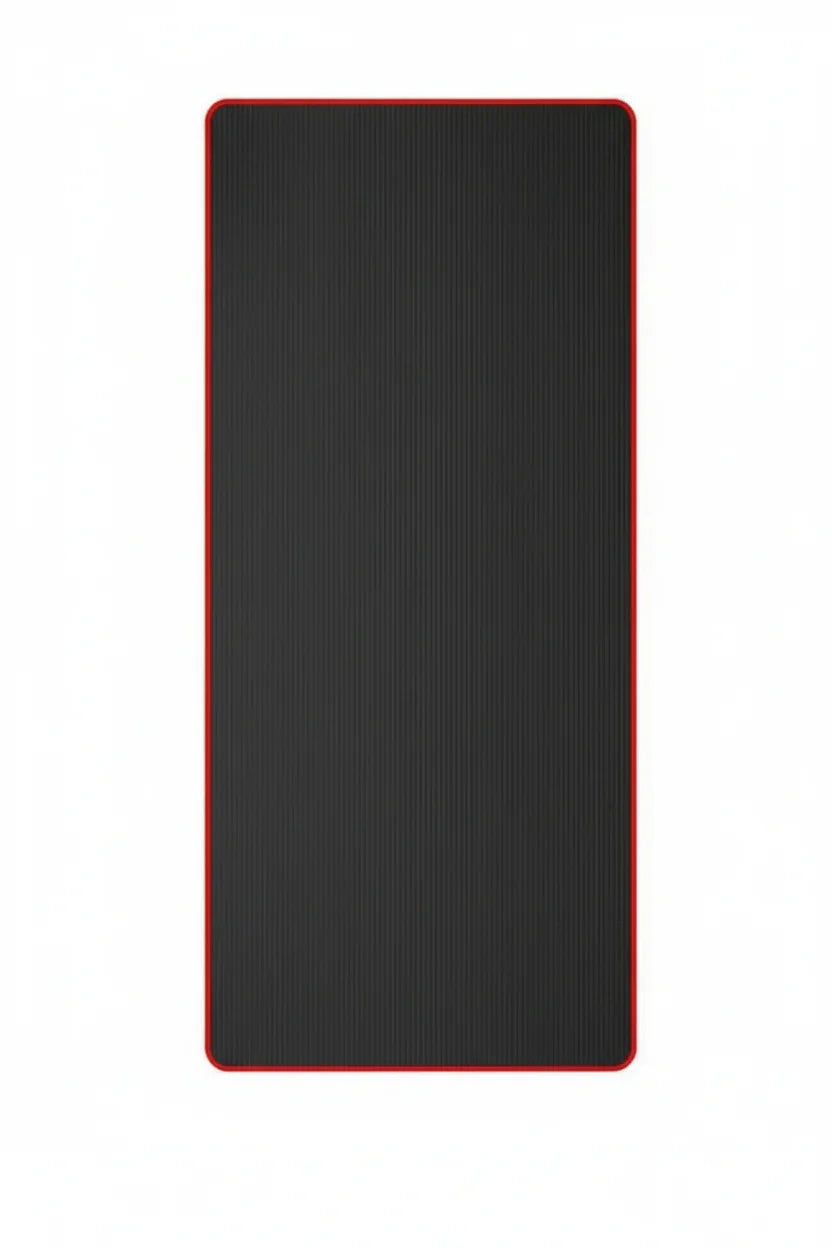 Premium unisex non-slip fitness mat, extra thick for cushioning & stability in yoga & pilates.