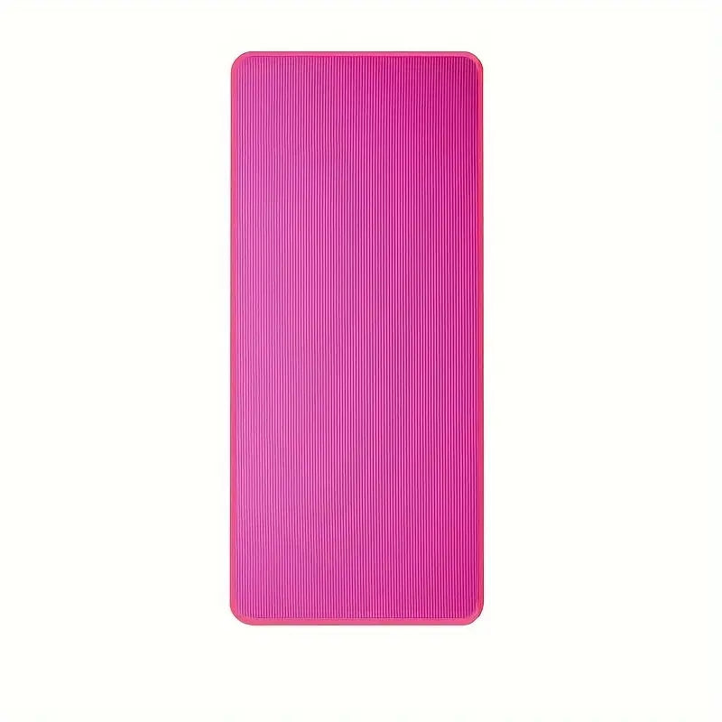 Unisex extra thick yoga mat with non-slip grip, designed for ultimate comfort & stability in fitness.