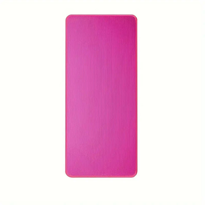 Unisex extra thick yoga mat with non-slip grip, designed for ultimate comfort & stability in fitness.