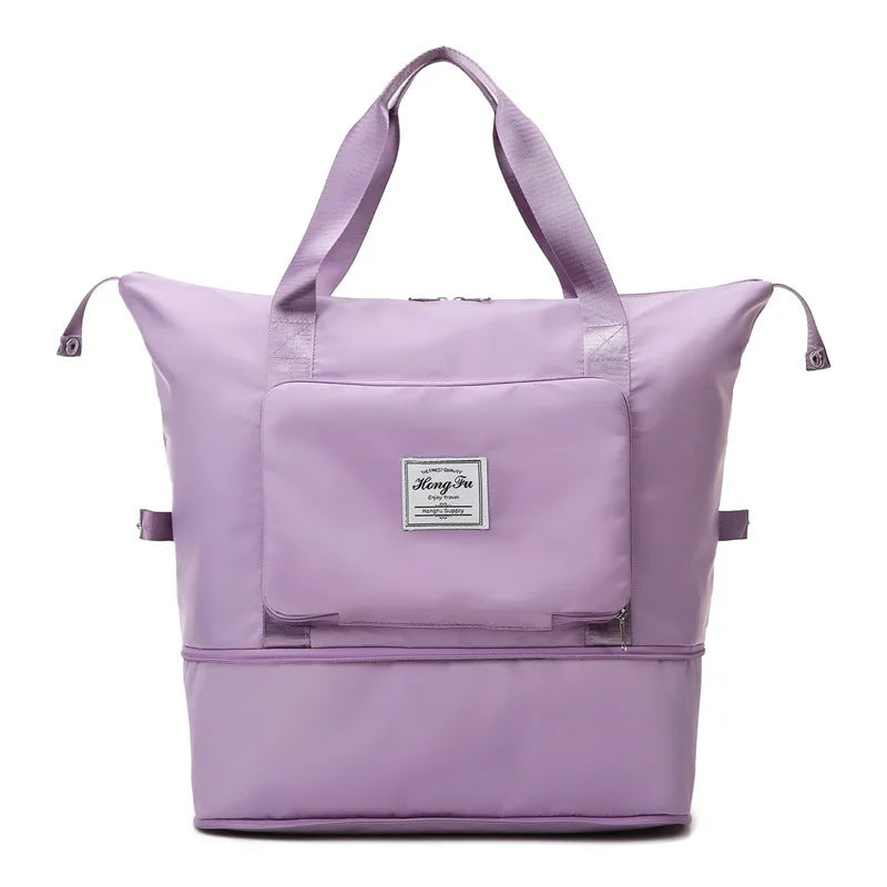 Lightweight carry-on FlexCarry folding suitcase, perfect for vacation, weekend trips, or daily activities.