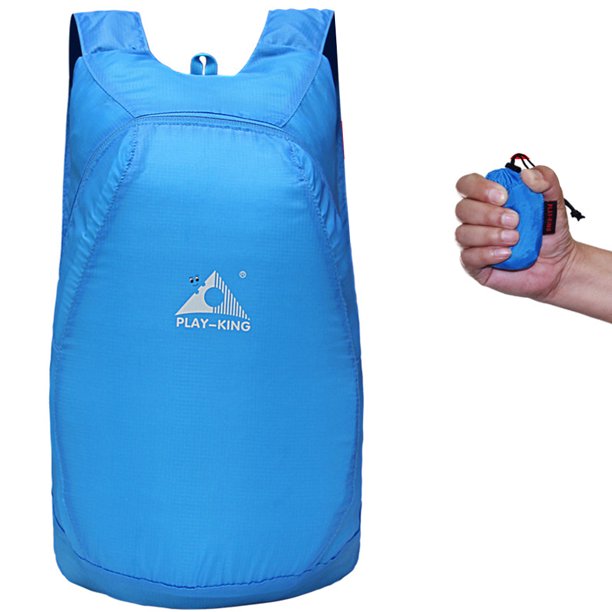 Compact 20L foldable daypack for travel, lightweight, water-resistant, perfect for adventures.