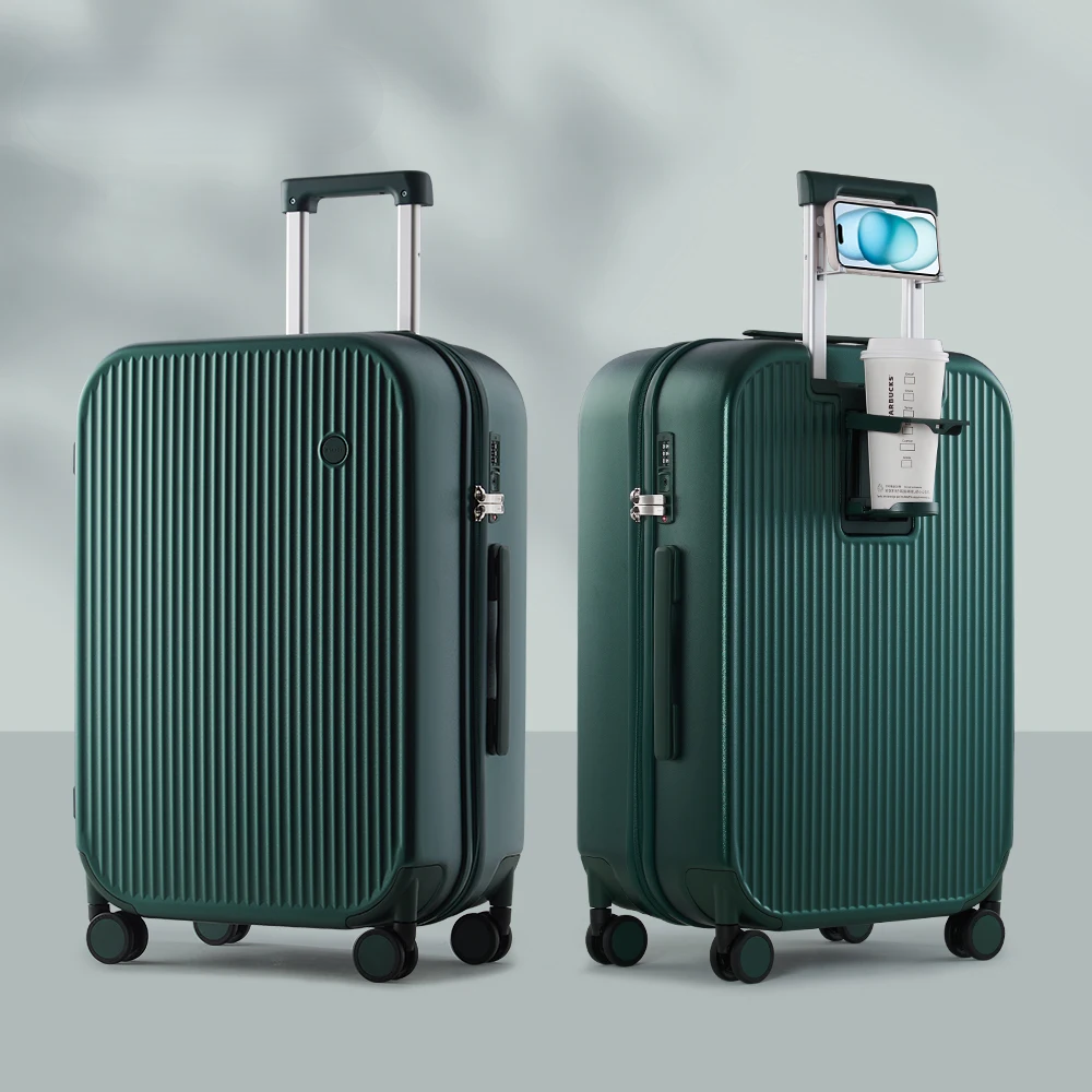 Unisex hard shell suitcase, available in all sizes, built for effortless travel with smooth spinner wheels.
