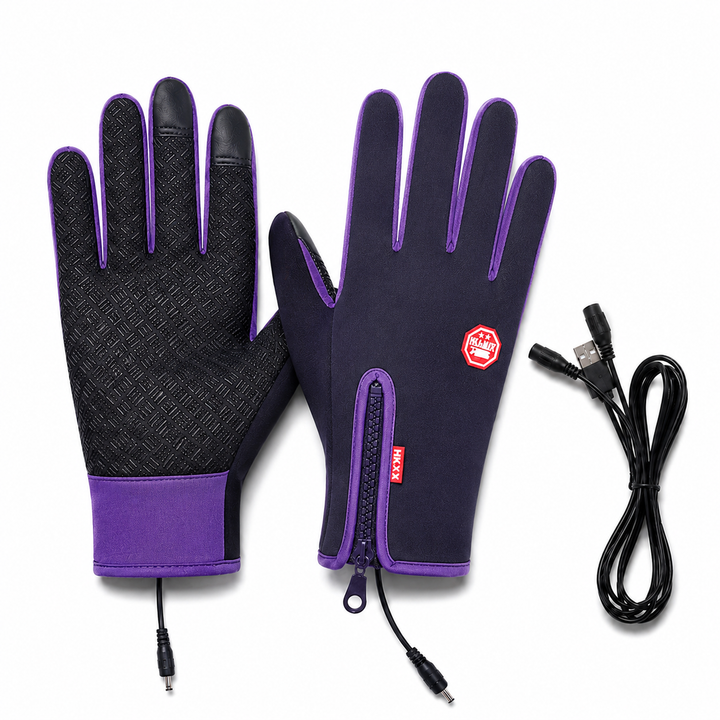 Stay warm with electric winter gloves, featuring waterproof protection & touchscreen functionality.