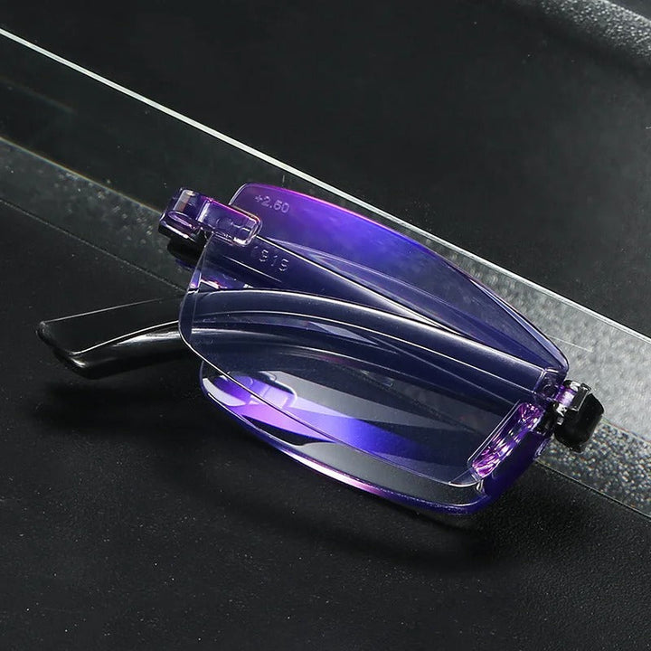 Durable black TR90 indestructible reading glasses. Flexible frames offer comfort & multifocal clarity.