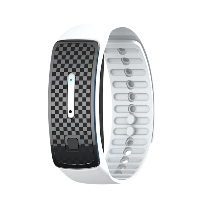 Unisex bug repellent wristband for effective insect protection during camping, gardening & travel.