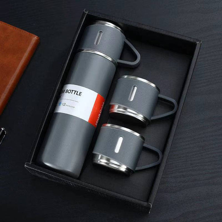 Modern design hot/cold bottle, 12-hour insulation for office, gym, or outdoor activities.
