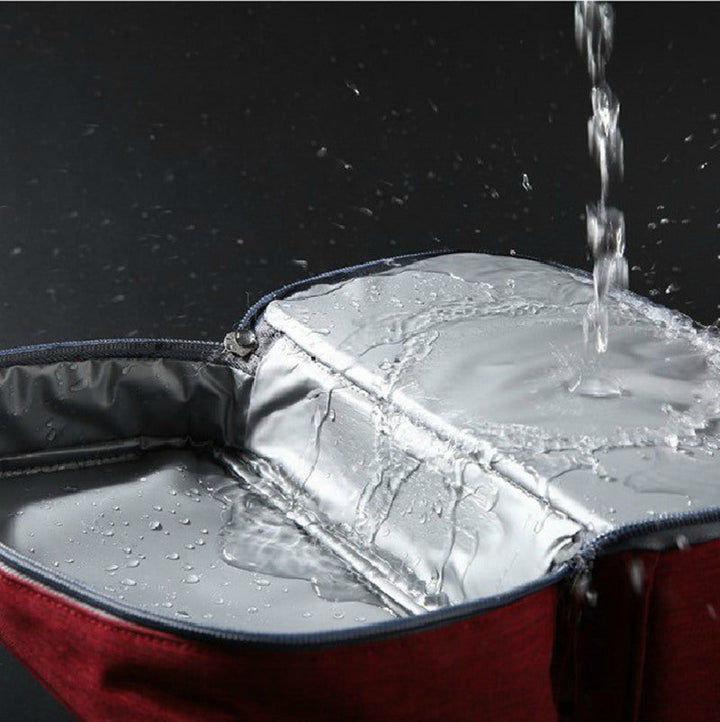 Waterproof, multi-compartment, large hanging toiletry bag; ideal unisex travel & cosmetic organizer.