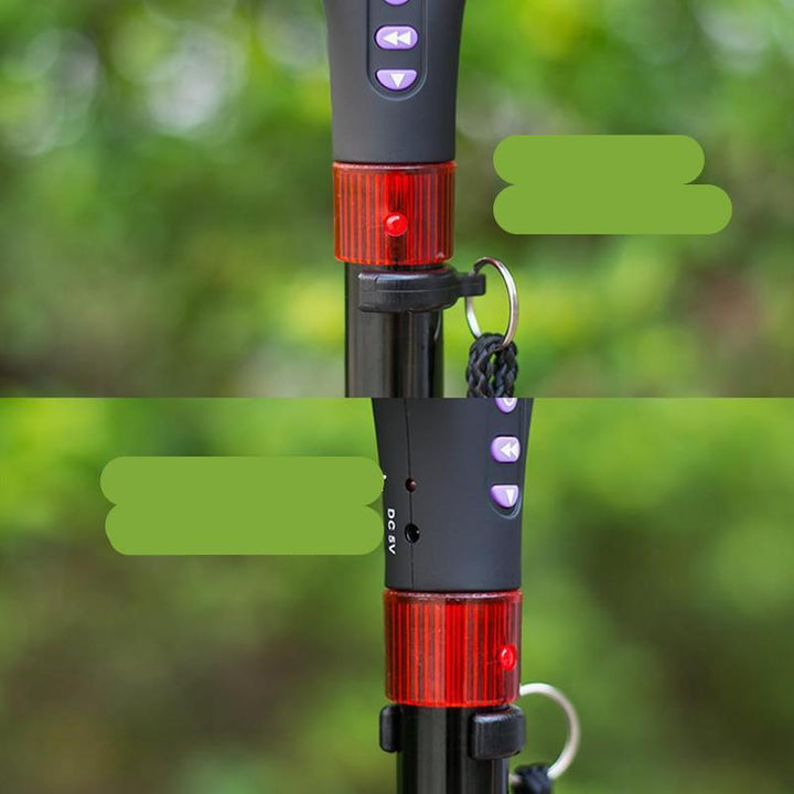 Adjustable LED trekking poles for hiking & outdoor fitness. Durable walking sticks provide stability & safety on trails.