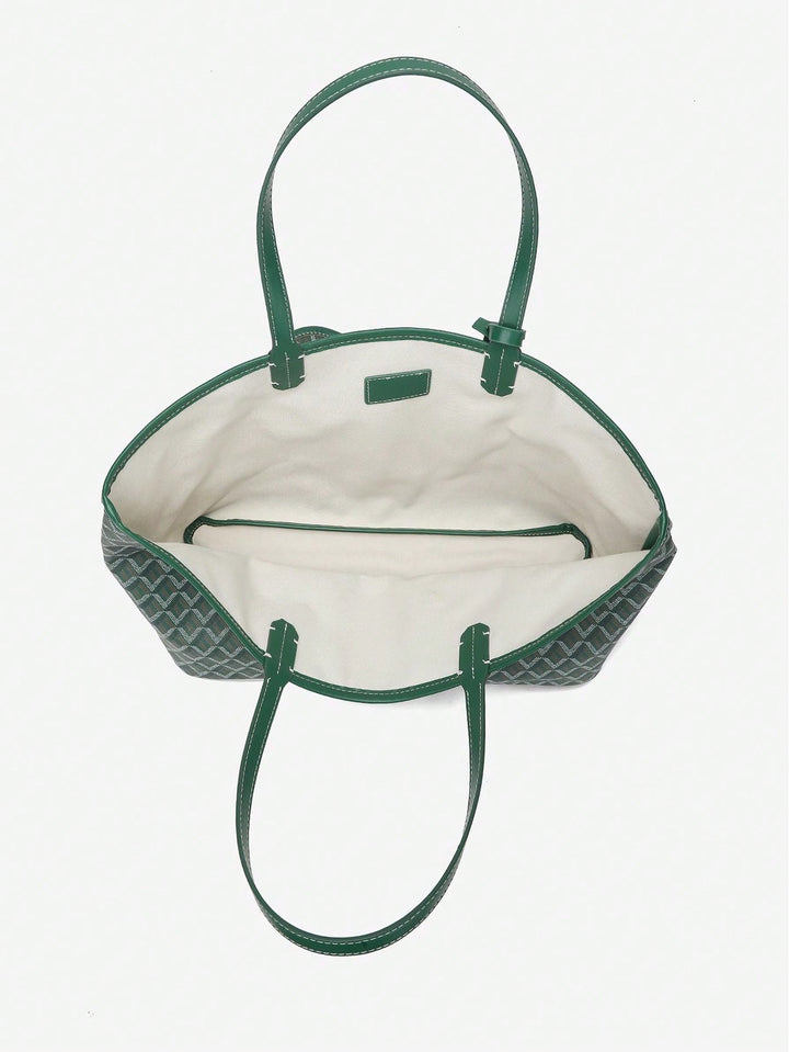 Spacious unisex bag for daily errands, lightweight and comfortable carry.