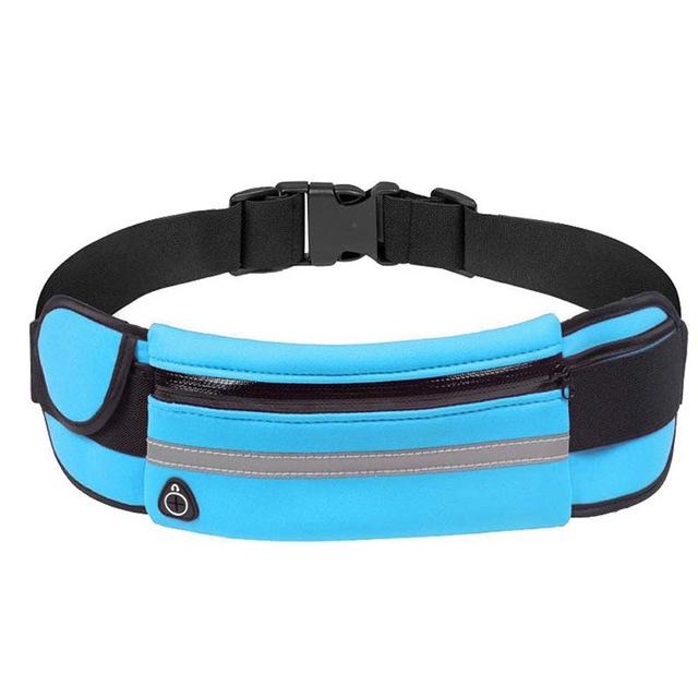 High-quality unisex waterproof fitness waist pack. Adjustable sports belt for comfortable hands-free use.