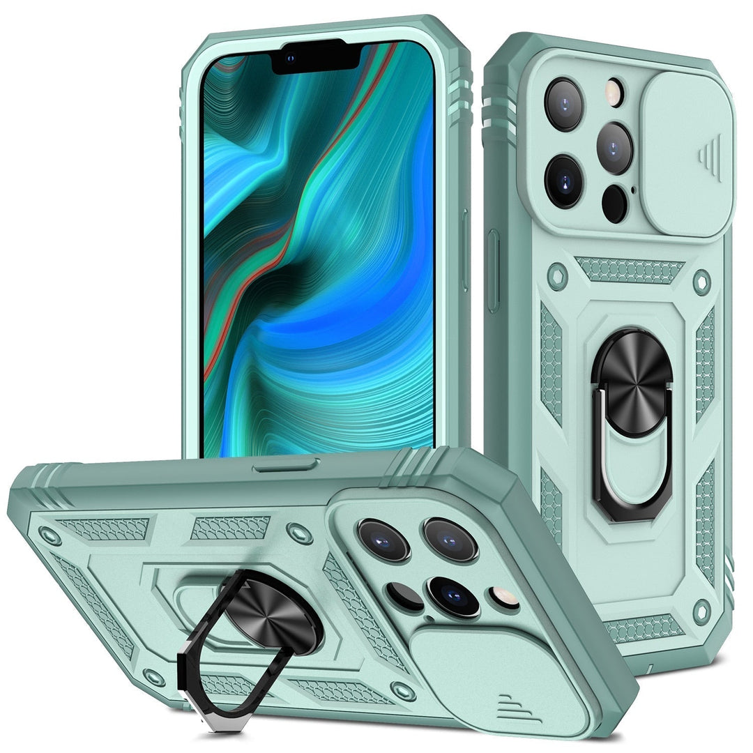 Heavy duty military grade phone case with magnetic charging compatibility. Provides 360° ultimate shockproof device protection.
