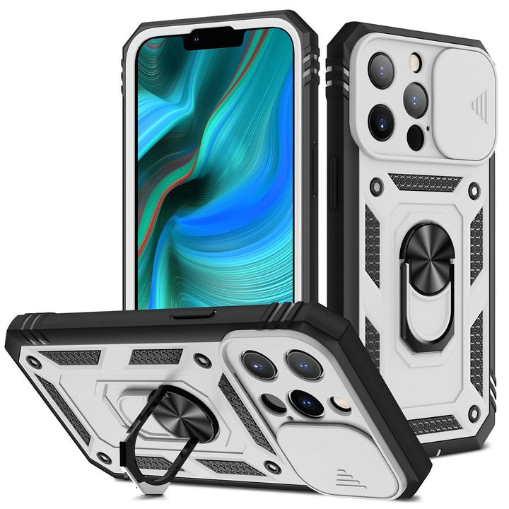 Military grade shockproof armor phone case. Heavy duty design offers ultimate 360° protection & magnetic charging.